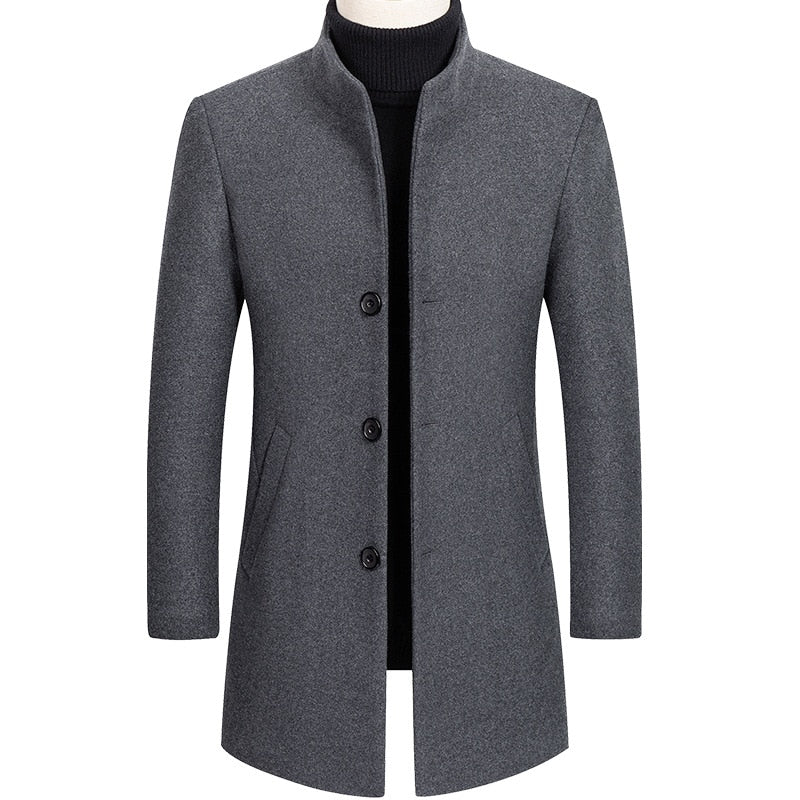 Men's Thick Stand Collar Coat