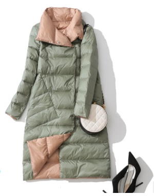 Duck Down Long Women Warm Winter puffer Jacket