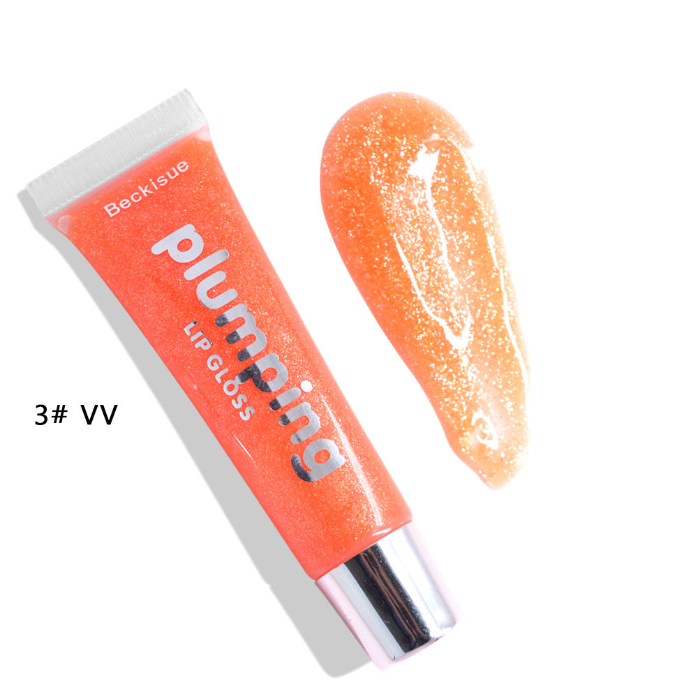 Makeup Big Lip Gloss Moisturizer Plump Volume Shiny Vitamin E Mineral Oil