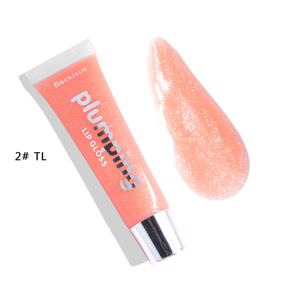 Makeup Big Lip Gloss Moisturizer Plump Volume Shiny Vitamin E Mineral Oil