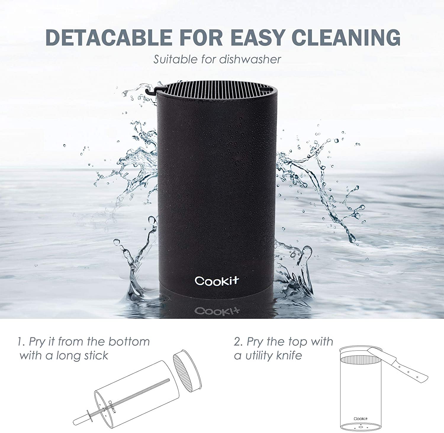 Suporte para bloco de faca, universal