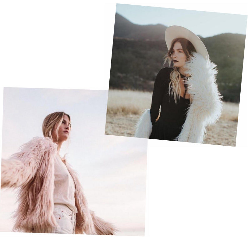 Women's Fluffy Warm Fur Coat