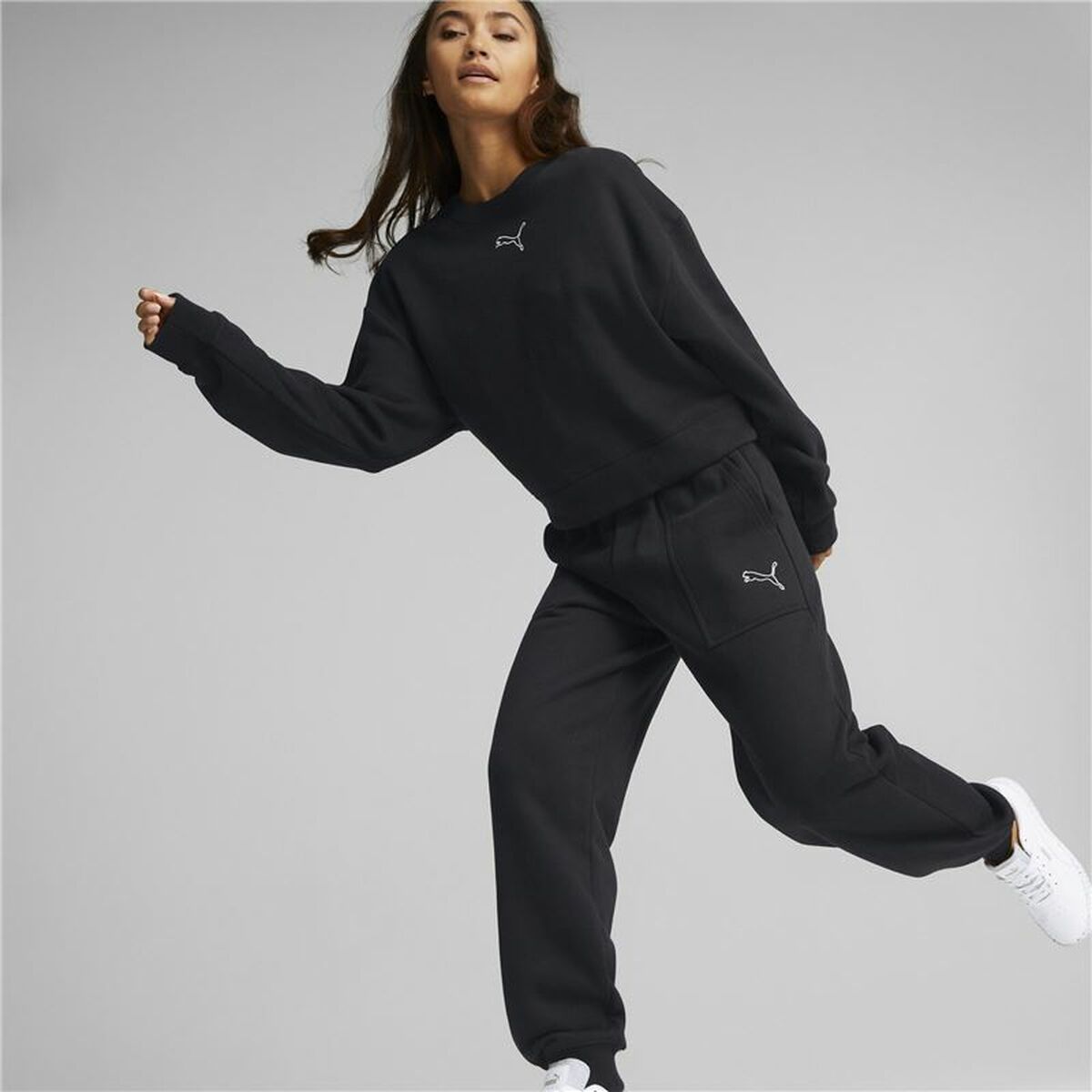 Women's Tracksuit Puma Loungewear Black
