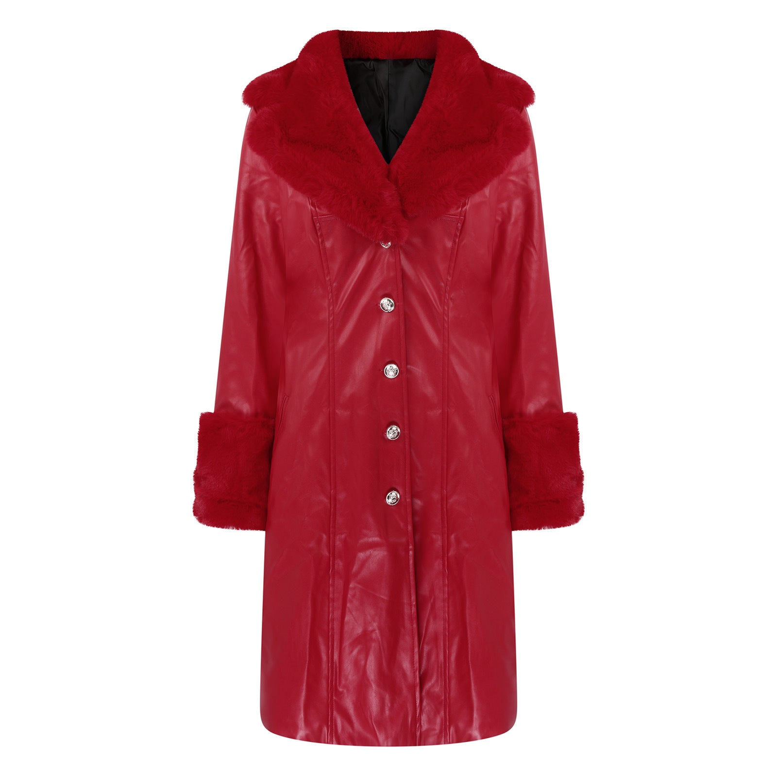 Temperament Zipper Women PU Jacket