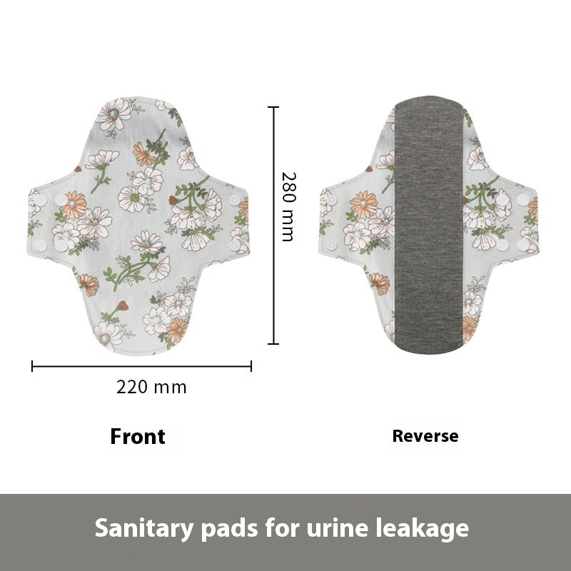 Graphene Washable Pure Cotton Health Pad For The Elderly Leak-proof Urine