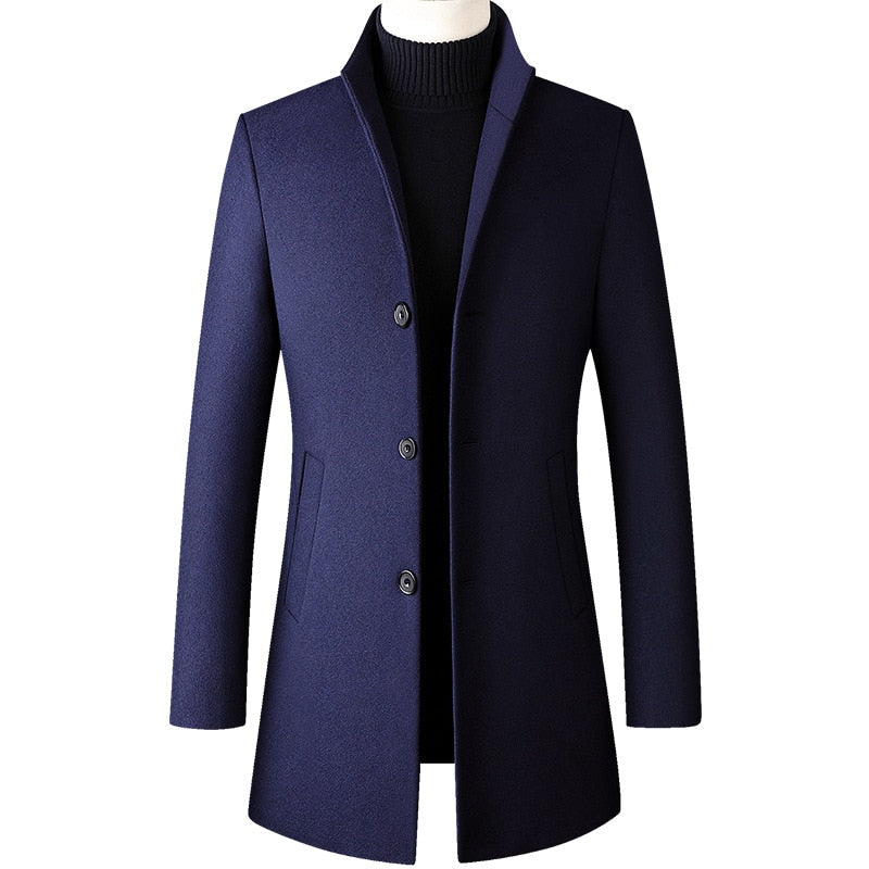 Men's Thick Stand Collar Coat