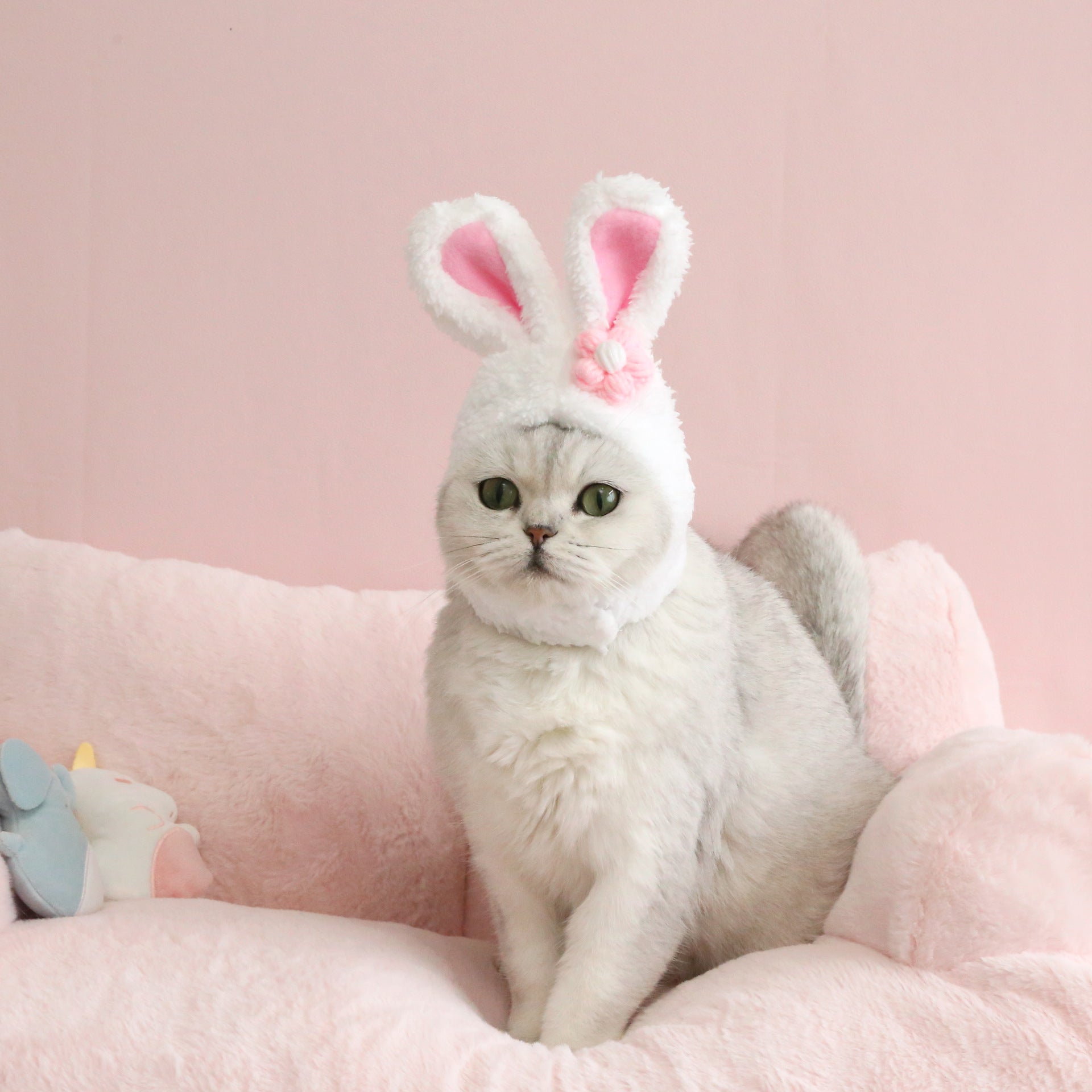 Cat Dog Rabbit Ears Cute Easter Decoration Hat Head Cover Pets Products