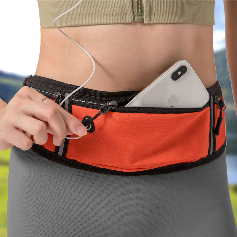Sports Waist Bag With Pocket Light Slim