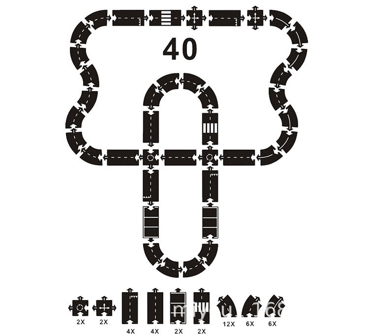 Motorway Flexible Puzzle Track Set