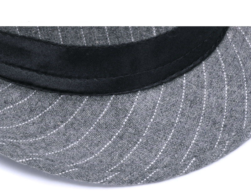 Men's Fashion Striped Fedora Hat