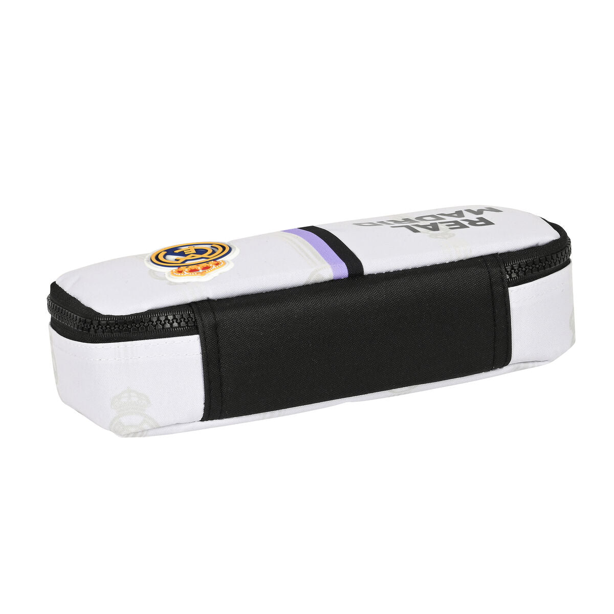School Case Real Madrid C.F. Black White (22 x 5 x 8 cm)