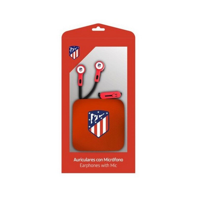 In ear headphones Atlético Madrid Red