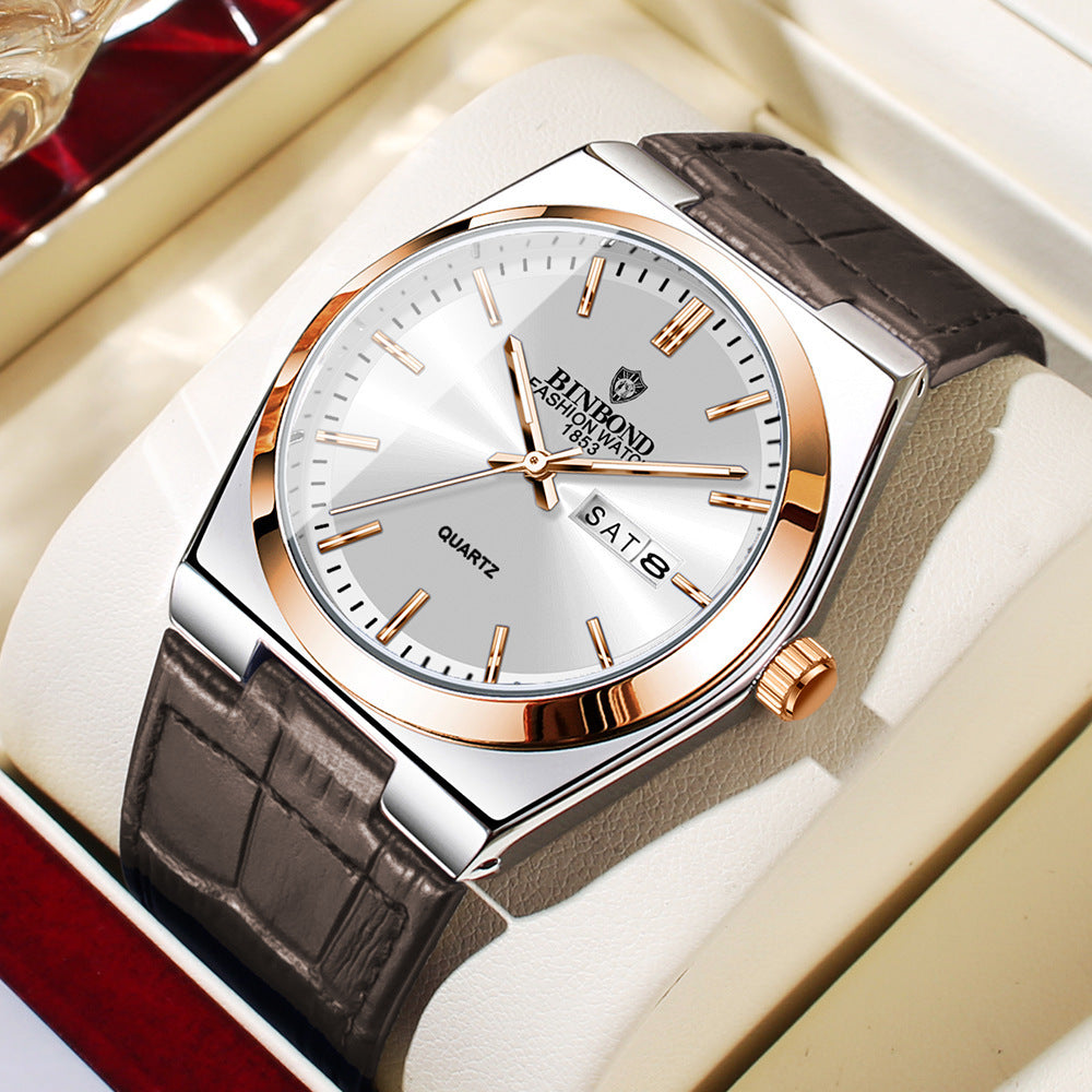 Light Luxury Casual Business New Quartz Watch Men