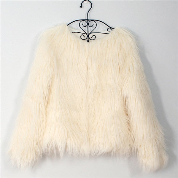 Women's Fluffy Warm Fur Coat