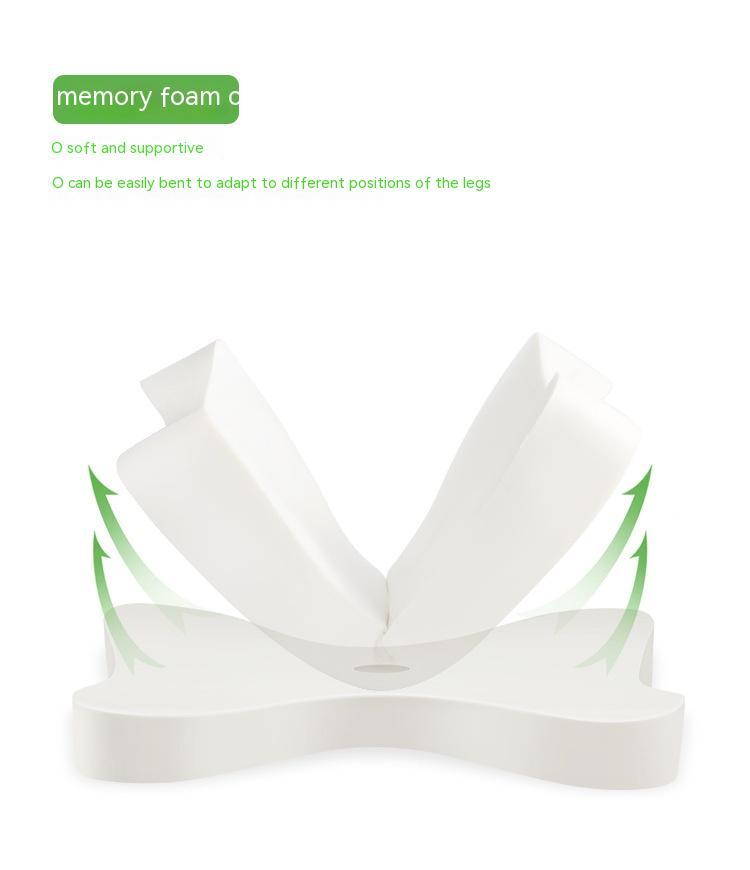 Dual-purpose Knee Pillow Sleep Footrest Cushion Pregnant Women Side Sleeping Memory Foam Leg Lock Pillow