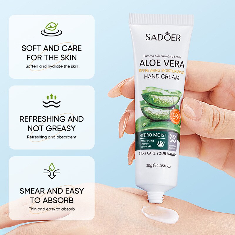 Aloe Vera Hand Cream Lotions Serum Repair Nourishing Hand Skin Care