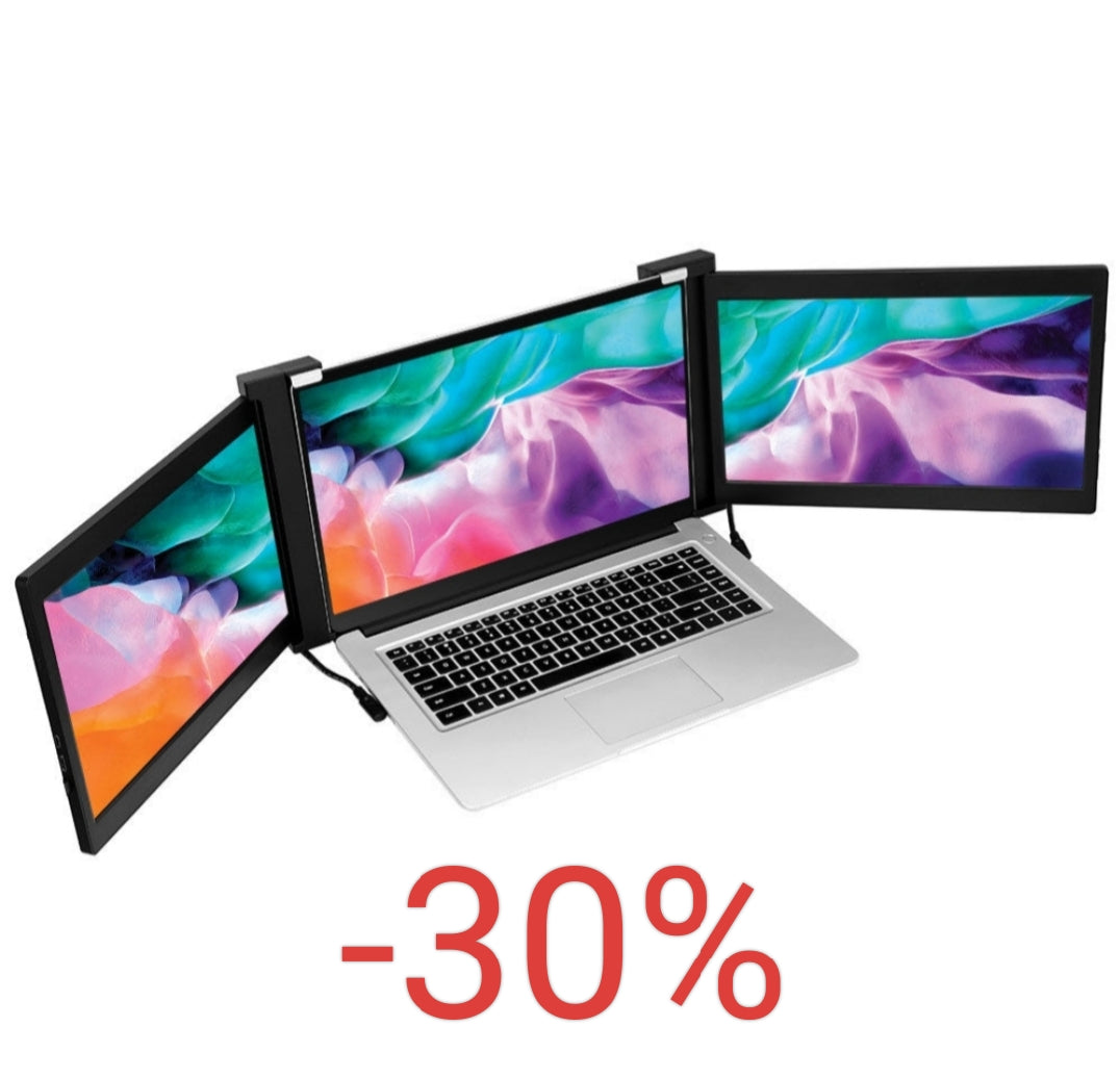Portable Notebook Extended Dual Screen HD Monitor