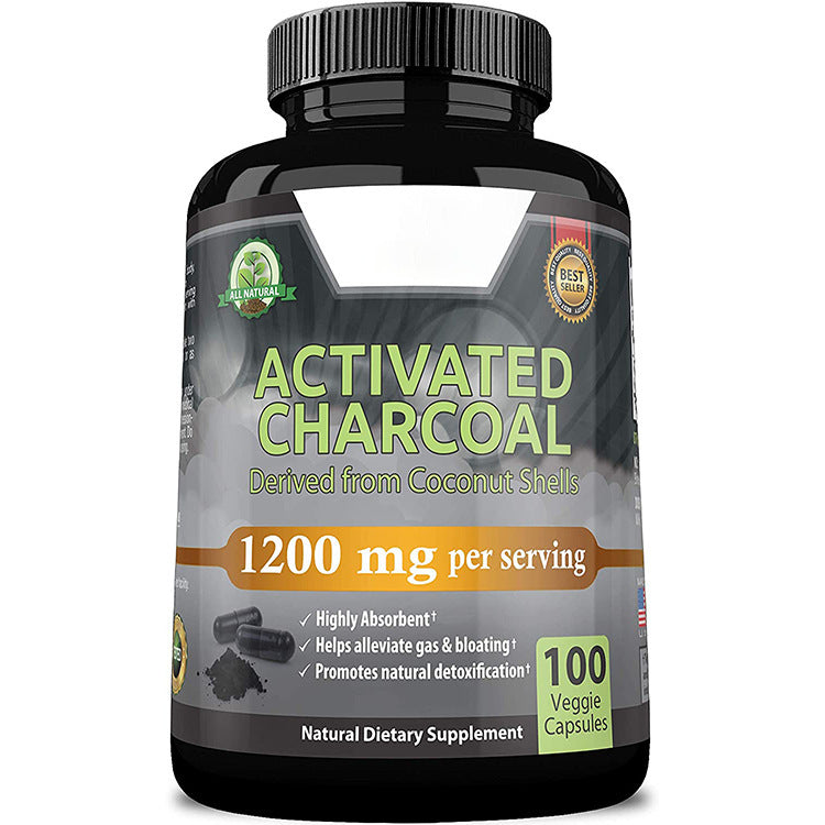 Factory Wholesale Foreign Trade Supply Coconut Charcoal Capsules Coconut Charcoal Capsules60 Granules