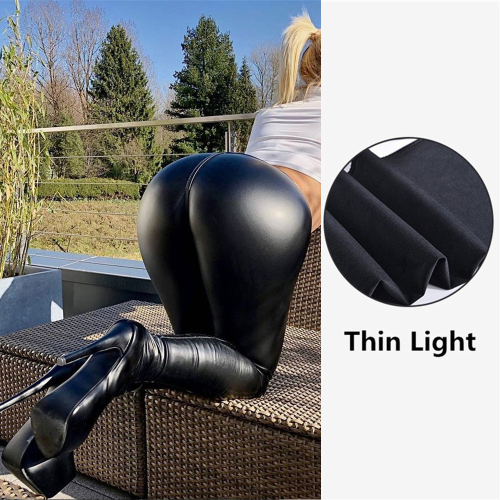 Calças femininas leggings feminino quatro lados elástico quadril cross-border venda quente