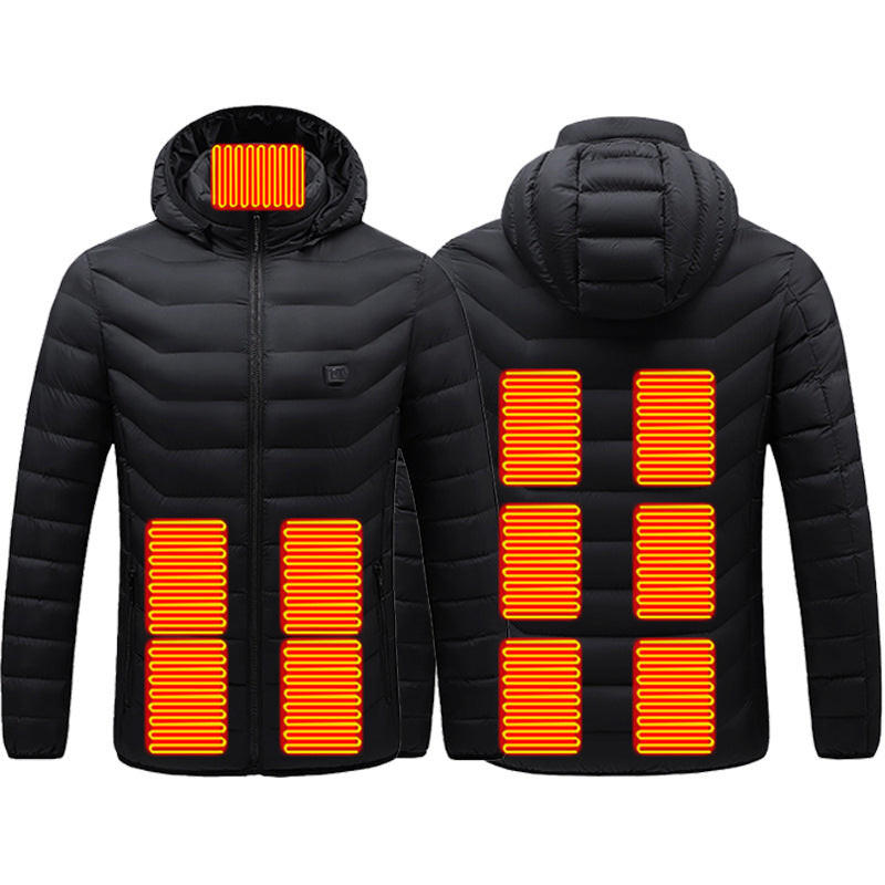 Electric Heating Intelligent Heating Clothing Warm Constant Temperature Heating Cotton Coat USB Charging Cotton Coat