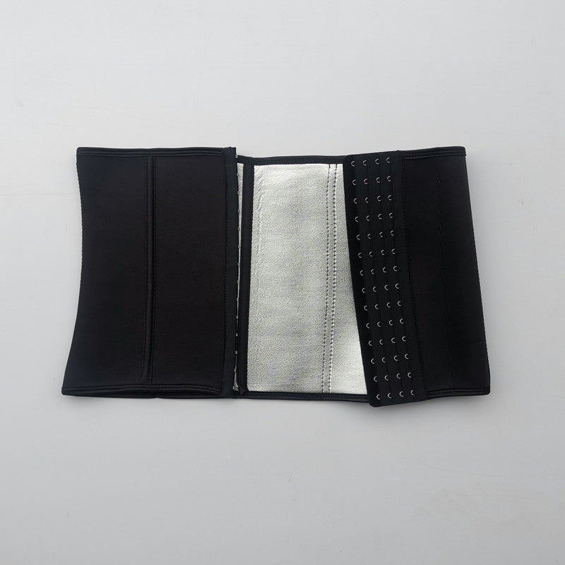 Sweaty Abdominal Belt Silver Ion Four-breasted Buckle Belt Plastic