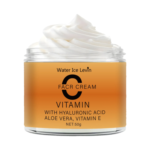 Vitamin C Facial Cream, Hyaluronic Acid, Aloe Vera and Vitamin E,