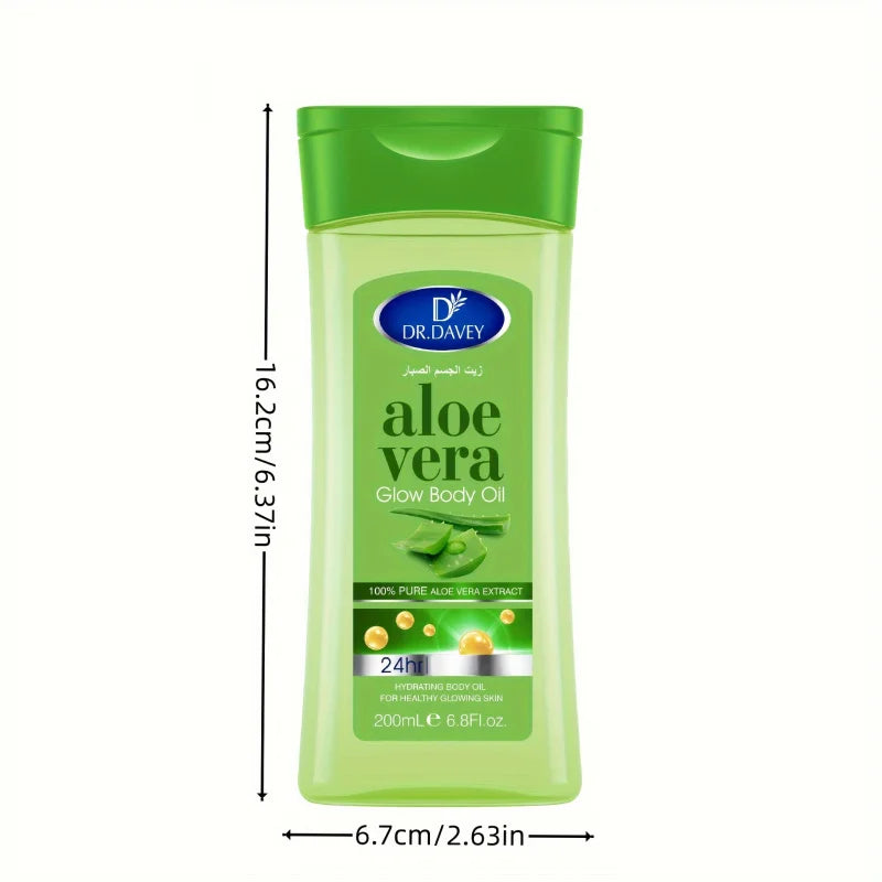 DR.DAVEY ALOE VERA BODY OIL SPA Body Massage Essential Oil with Aloe