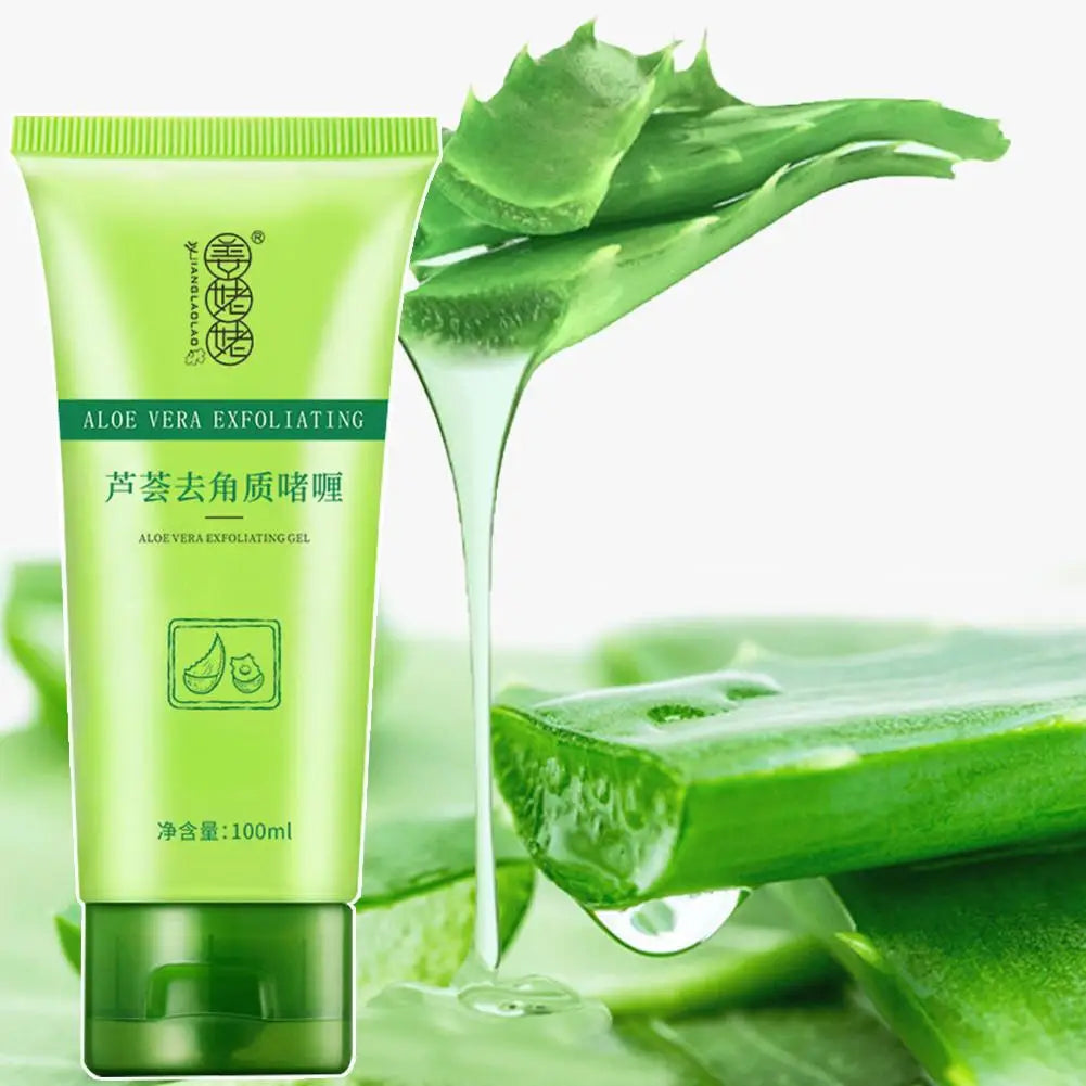 Face Exfoliating Gel Aloe Vera Facial Exfoliating Scrub Cleanses