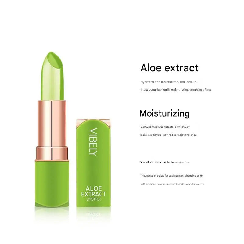 VIBELY 7 Color Mood Changing Lip Balm Natural Aloe Vera Long Lasting