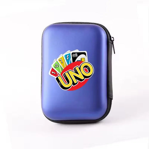 UNO Travel Zipper Case Carry Board Game Cards Storage Package For Kids