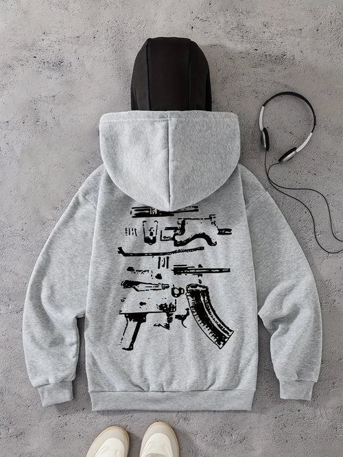 Women's clothing Y2K goth harajuku winter new Double hoodies