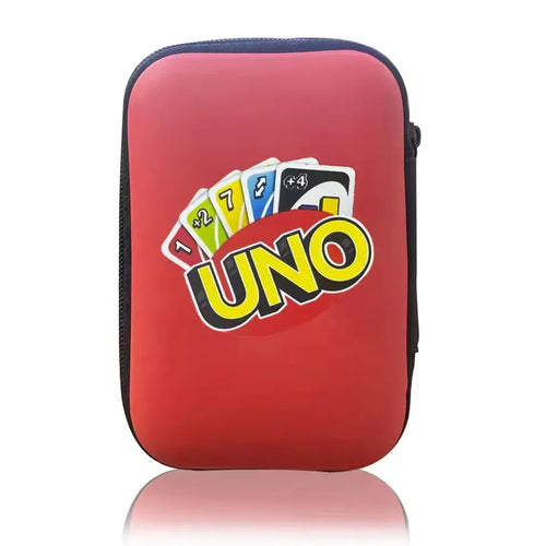 UNO Travel Zipper Case Carry Board Game Cards Storage Package For Kids
