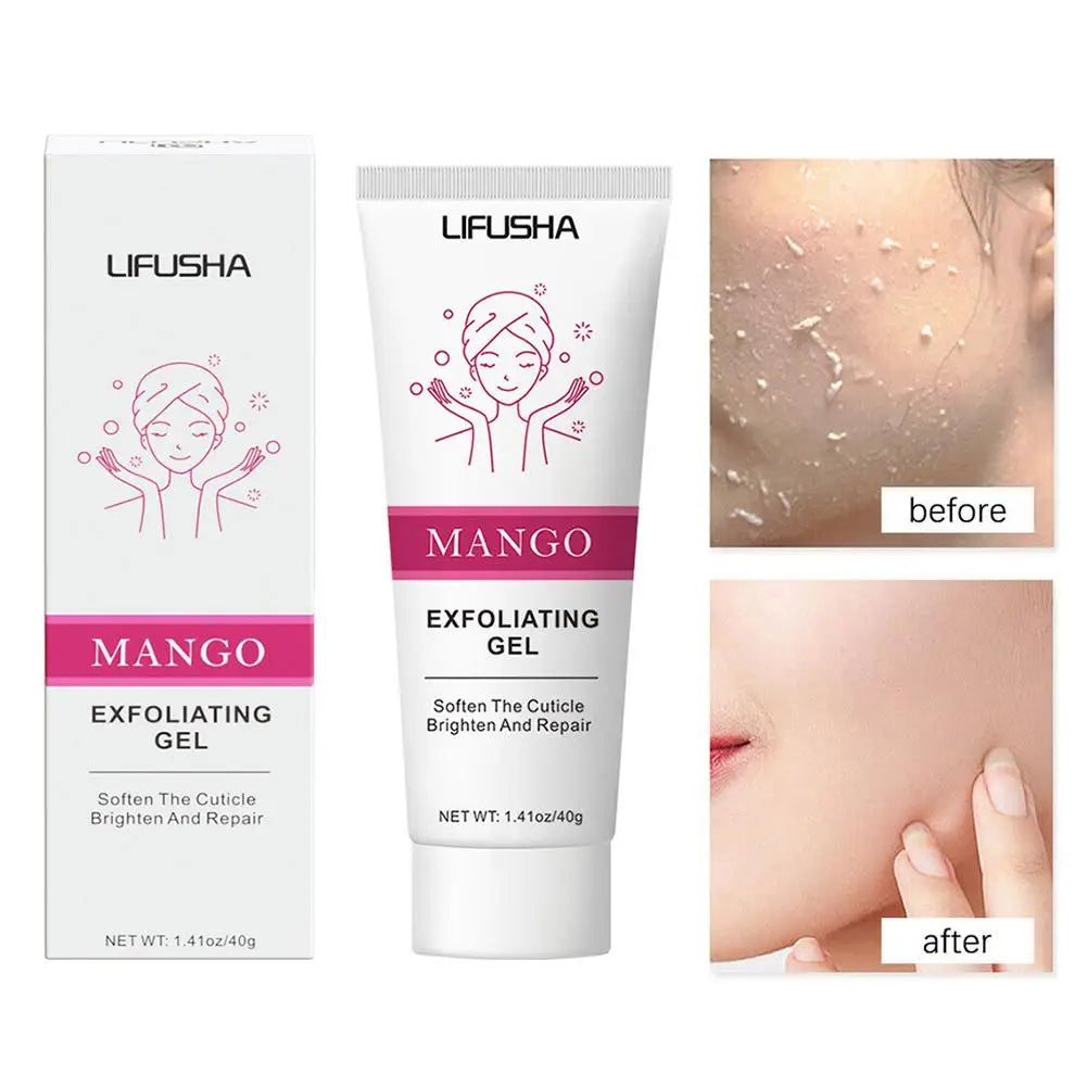 Face Exfoliating Gel Aloe Vera Facial Exfoliating Scrub Cleanses