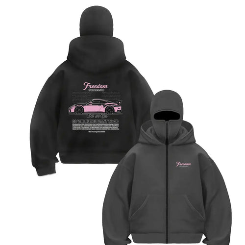 Women's clothing Y2K goth harajuku winter new Double hoodies