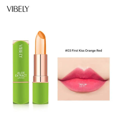 VIBELY 7 Color Mood Changing Lip Balm Natural Aloe Vera Long Lasting