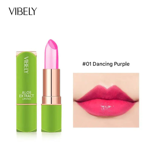 VIBELY 7 Color Mood Changing Lip Balm Natural Aloe Vera Long Lasting