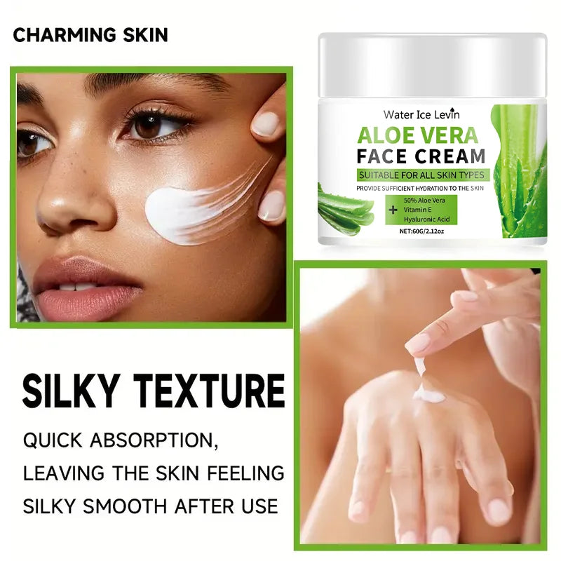 Aloe Vera Cream, Suitable for Men and Women, Hypoallergenic