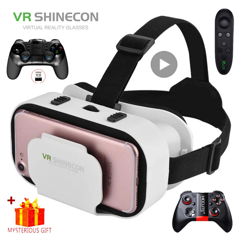 Shinecon Viar Virtual Reality VR Glasses Headset 3D Device Helmet