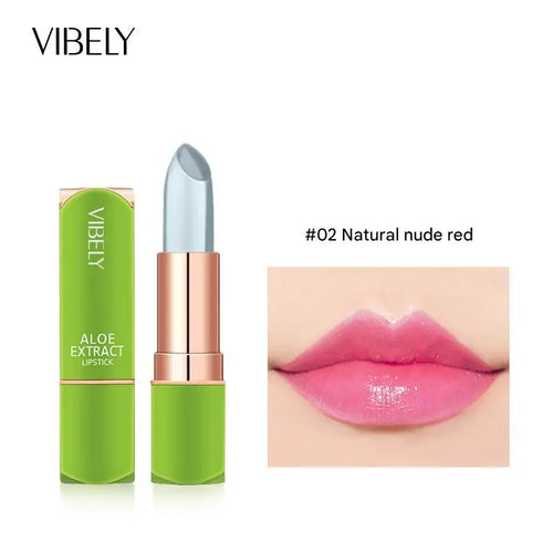 VIBELY 7 Color Mood Changing Lip Balm Natural Aloe Vera Long Lasting