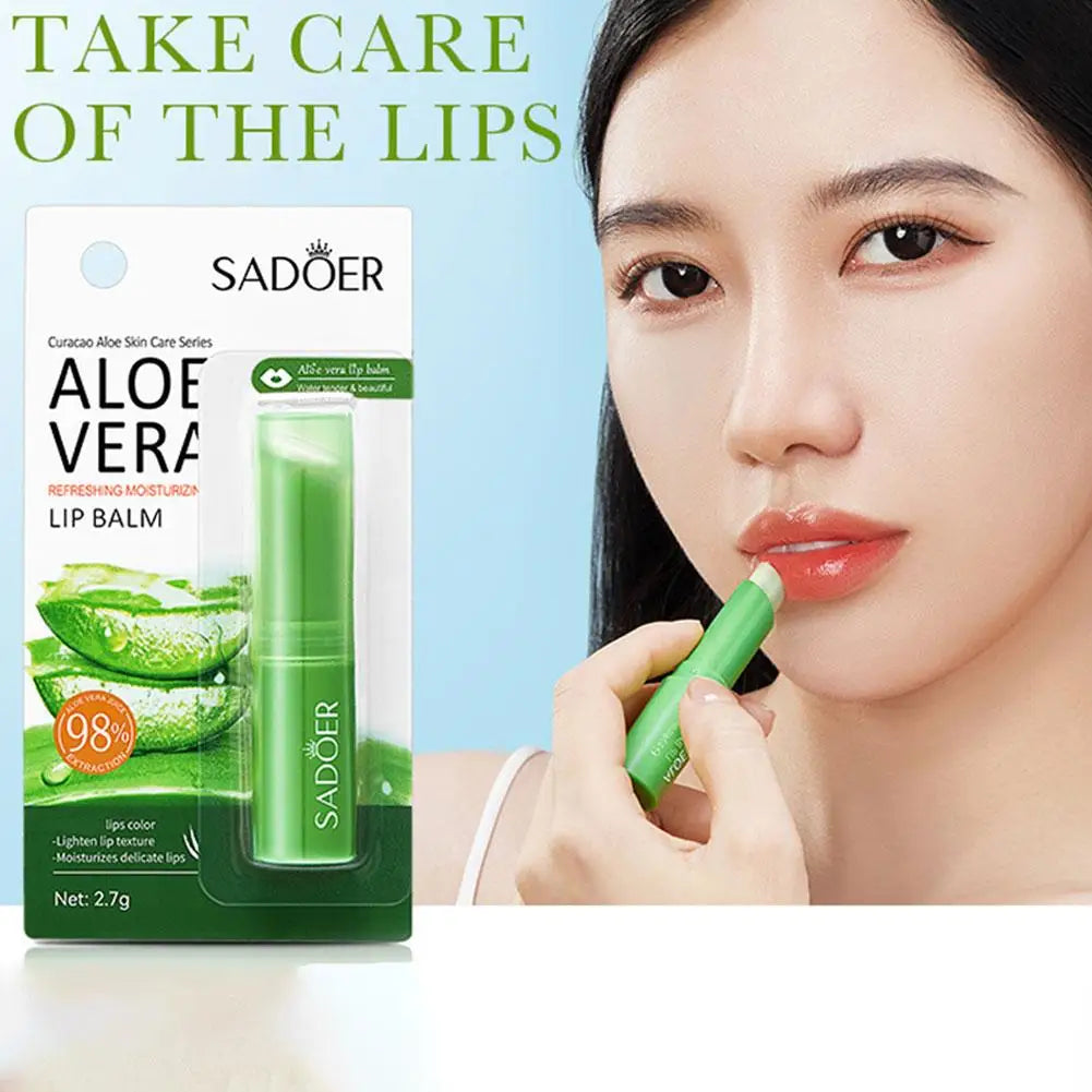 Refreshing hydrating repair lipstick Aloe Vera Vitamin essence Double