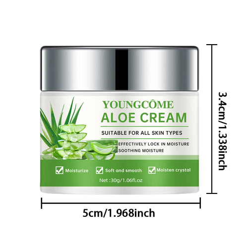 Aloe Vera Deep moisturizing cream, effectively locks in moisture and