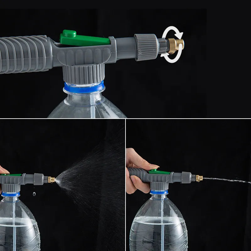 High Pressure Air Pump Manual Sprayer Adjustable Drink Bottle Spray