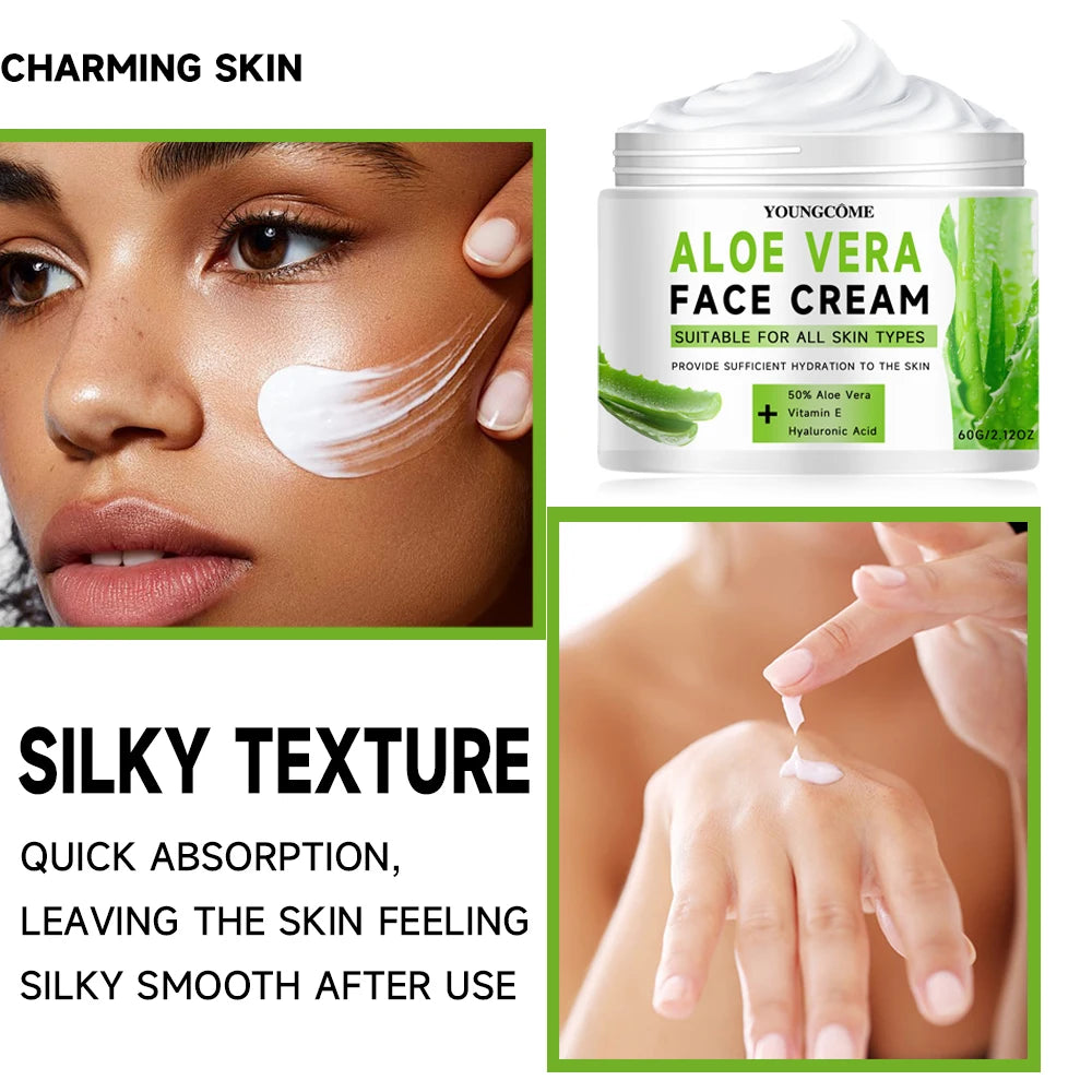 Aloe Vera Hydrating Face Anti-Wrinkle Aging Whipped Skin Care