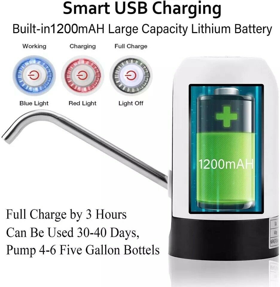 USB Water Dispenser Automatic Drinking Water Bottle