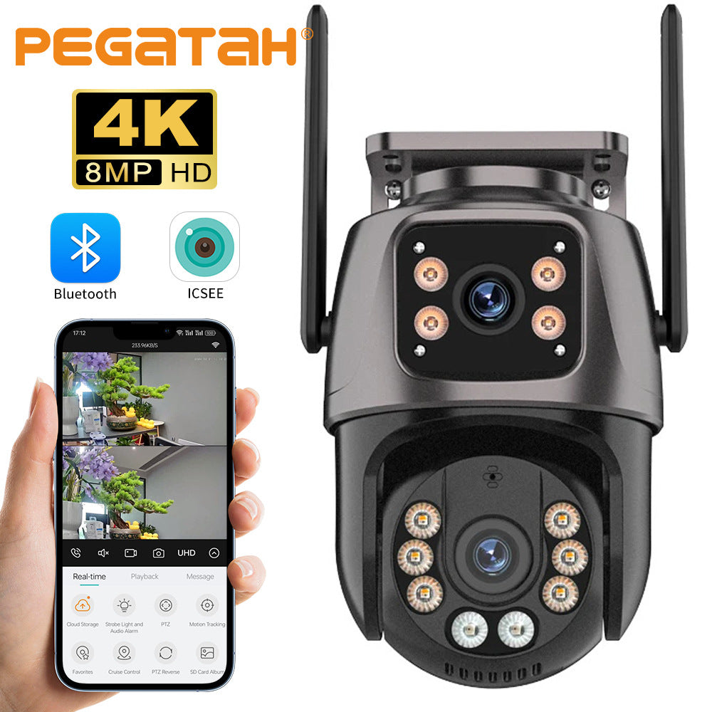 Outdoor Waterproof Dual Lens Mobile Phone Control Camera