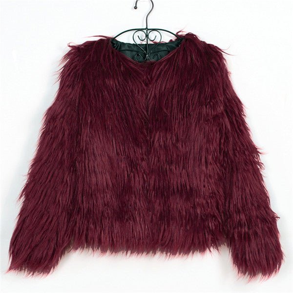 Women's Fluffy Warm Fur Coat