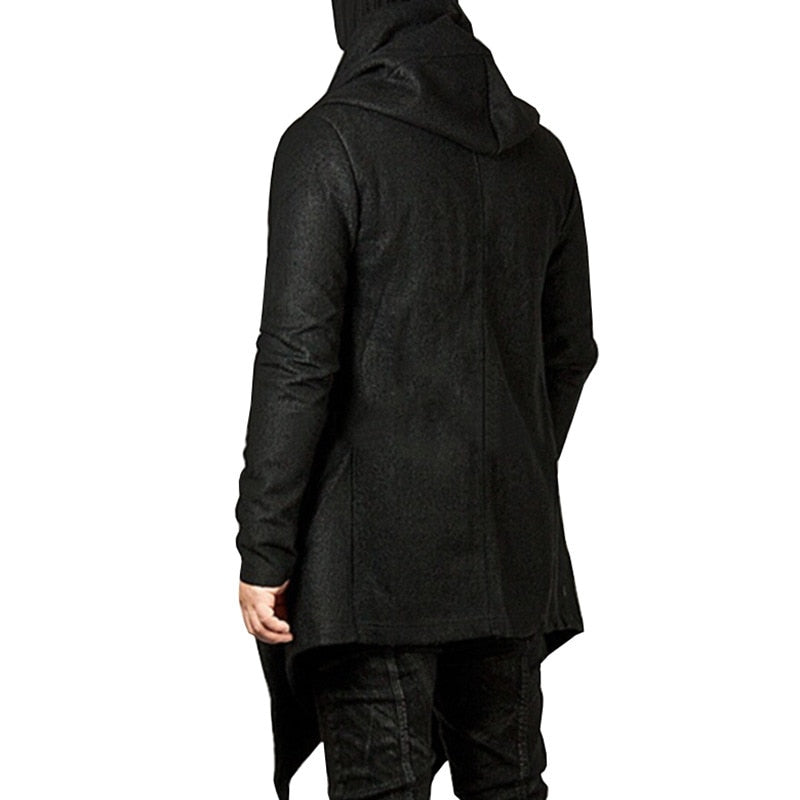 Steampunk Hooded Irregular Cloak
