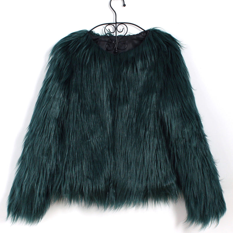 Women's Fluffy Warm Fur Coat