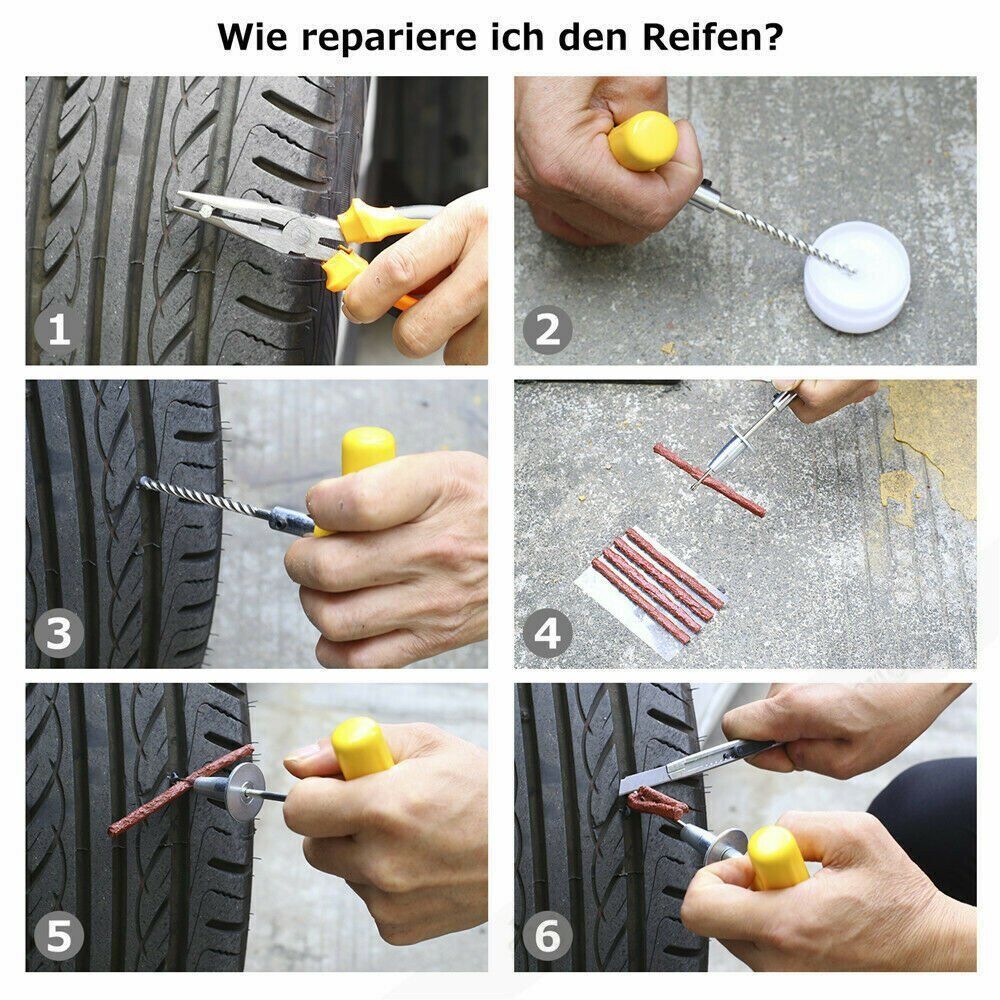 Car Tire Repair Set Car Motorcycle Breakdown Set Patchwork Pliers Set