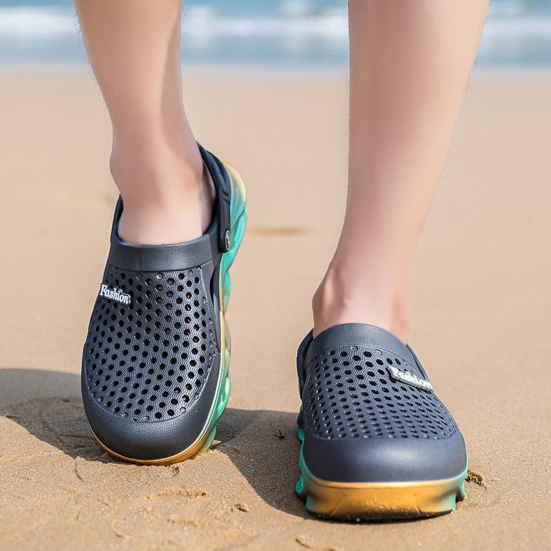 Colorful Beach Crocs